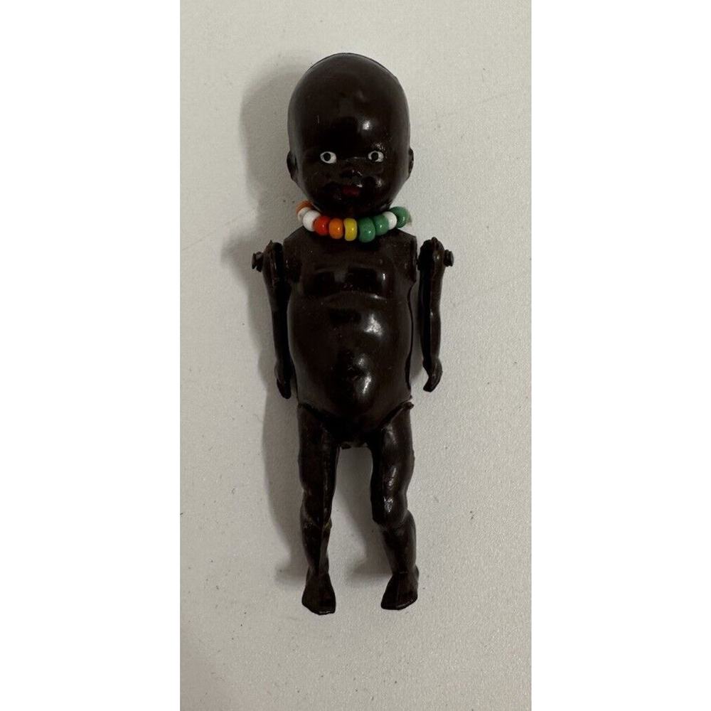 Vintage African Tribal Celluloid Doll PMI JHB Very Collectable. See Discription